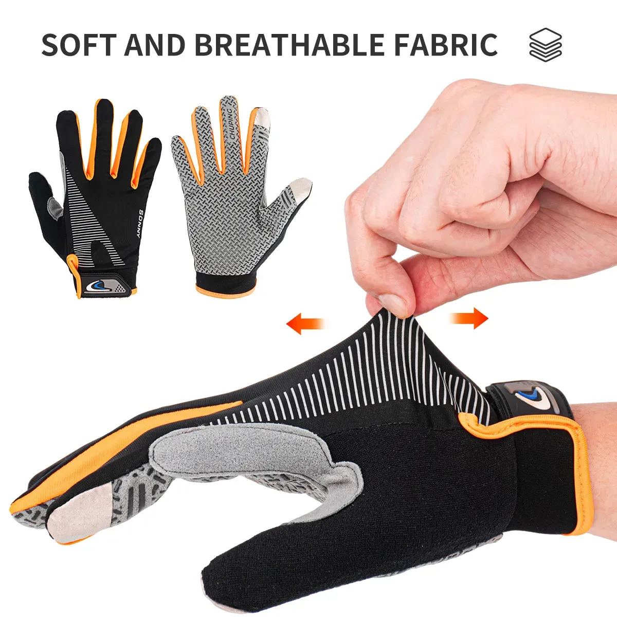 1 Pair Sun Protection Ice Silk Fishing Gloves Women Men Anti-slip Breathable Anti-UV Two Finger Sports Cycling Running Gloves