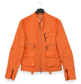 2006 Biker Blouson with Asymmetric Pockets in Compact Cotton