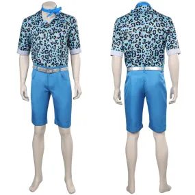 2023 Ken Blue Shirt Shorts Outfits Halloween Carnival Cosplay Costume