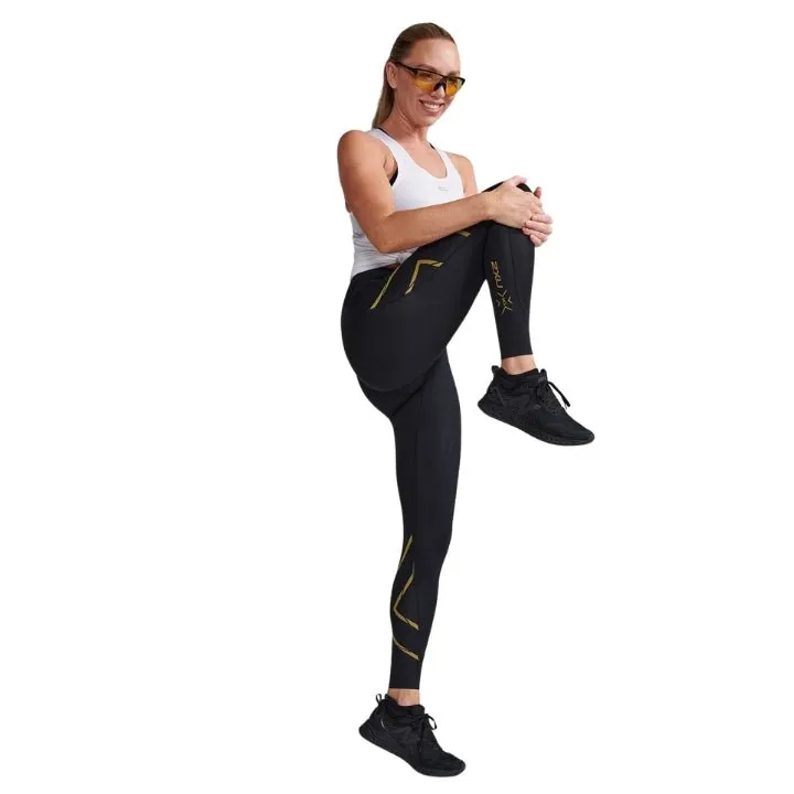 2XU WA6523B Light Speed Mid-Rise Compression Tights