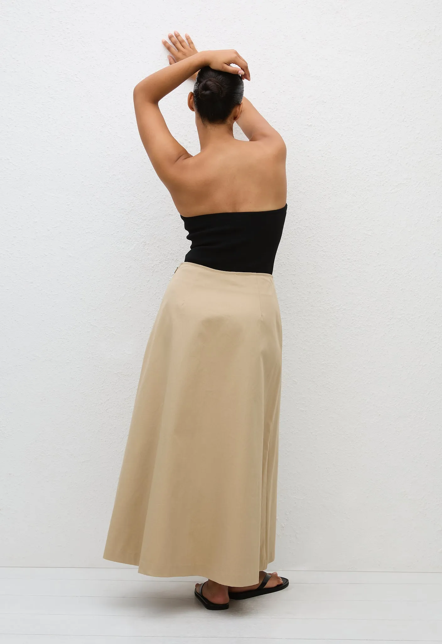 A-Line Skirt - Sand