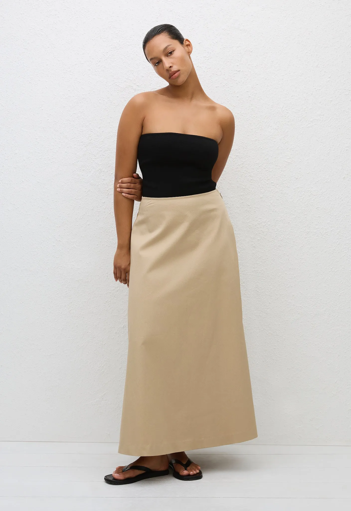 A-Line Skirt - Sand