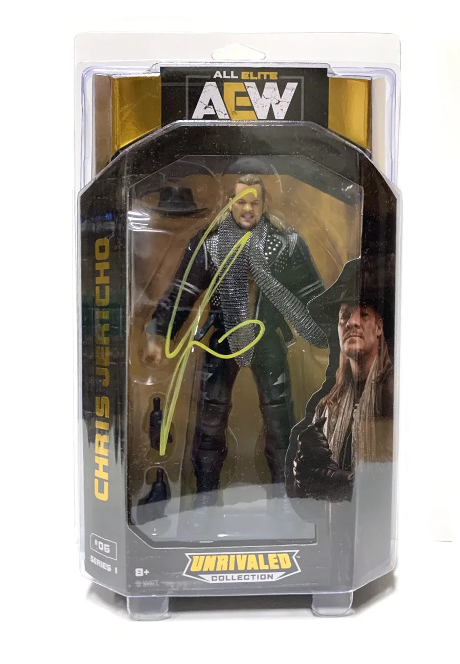 AEW : Unrivaled Series 1 : Chris Jericho Figure * Hand Signed *