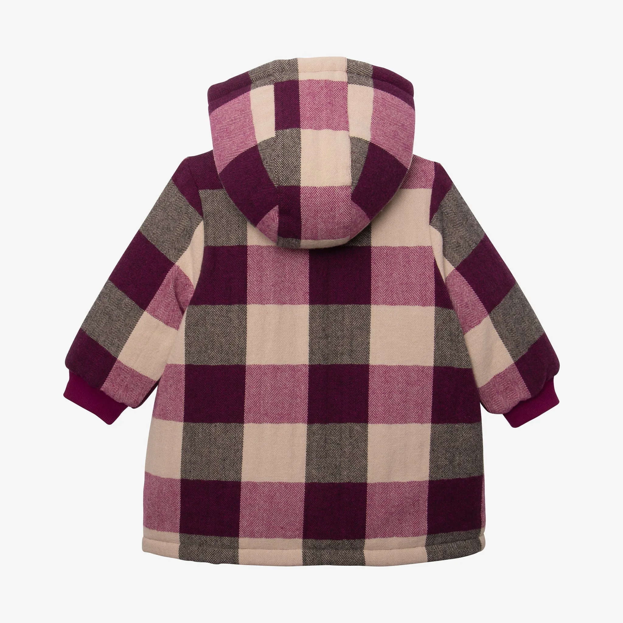 Baby girls' purple coat