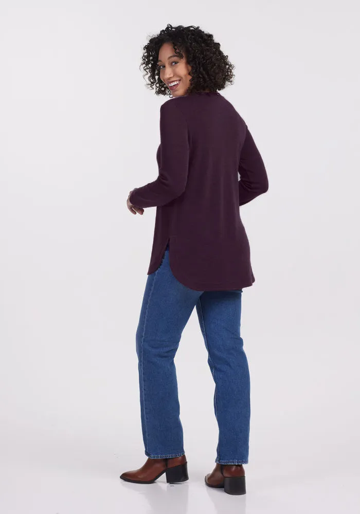 Blair Tunic - Deep Plum