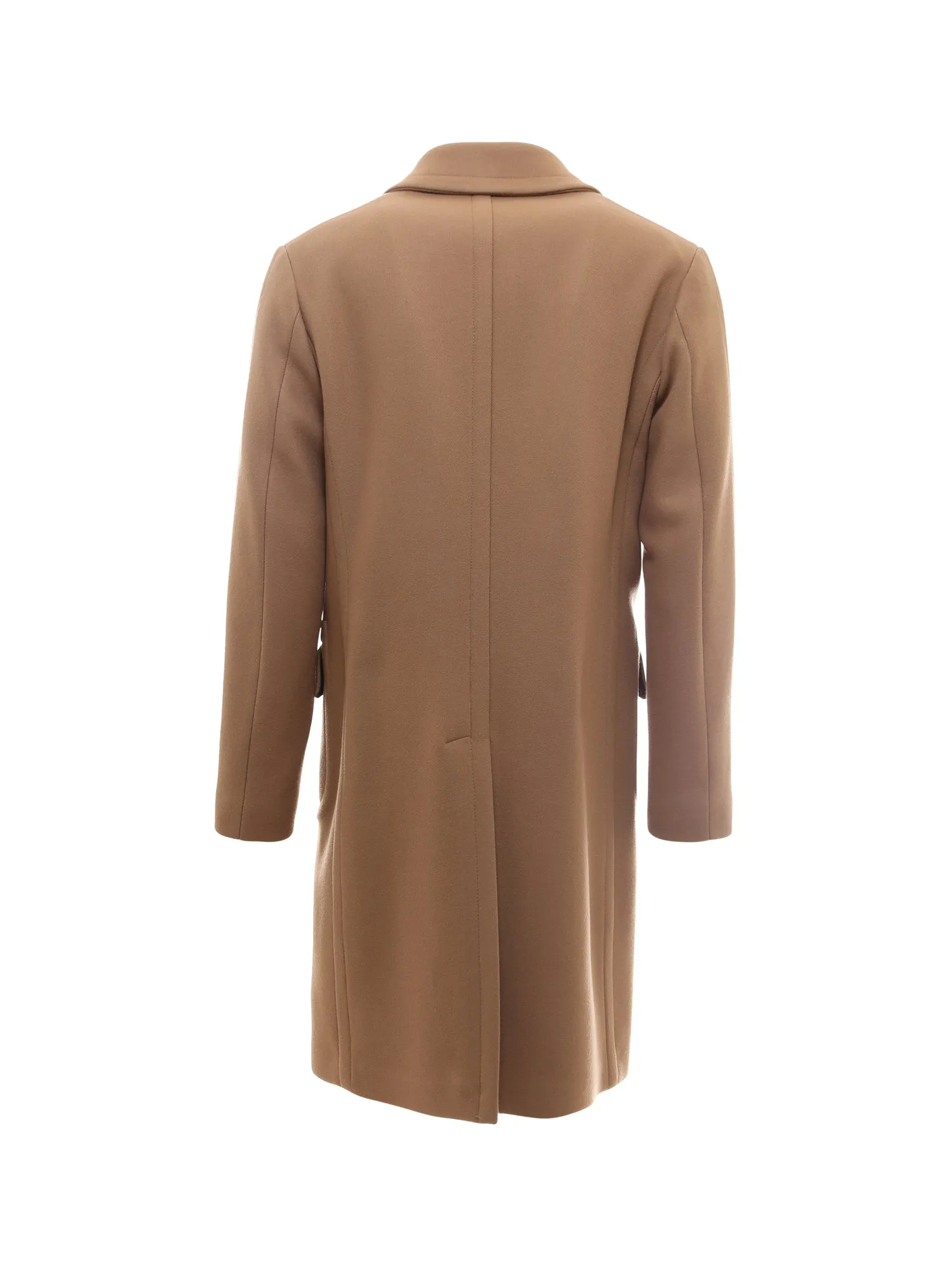 Boglioli Double-Breasted Long-Sleeved Coat