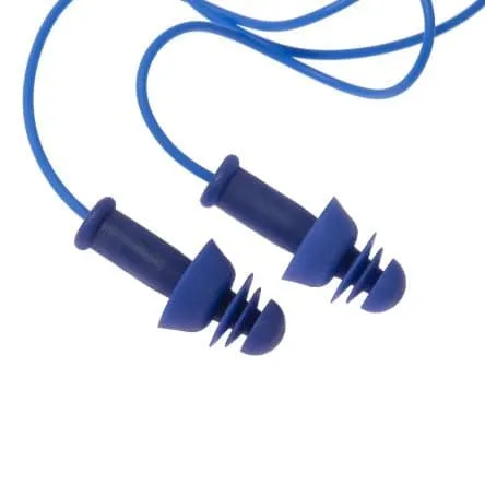 Box - Uvex Whisper  Reusable Metal Detectable Corded Earplugs (50 Pairs | SLC80 22dB, Class 4)