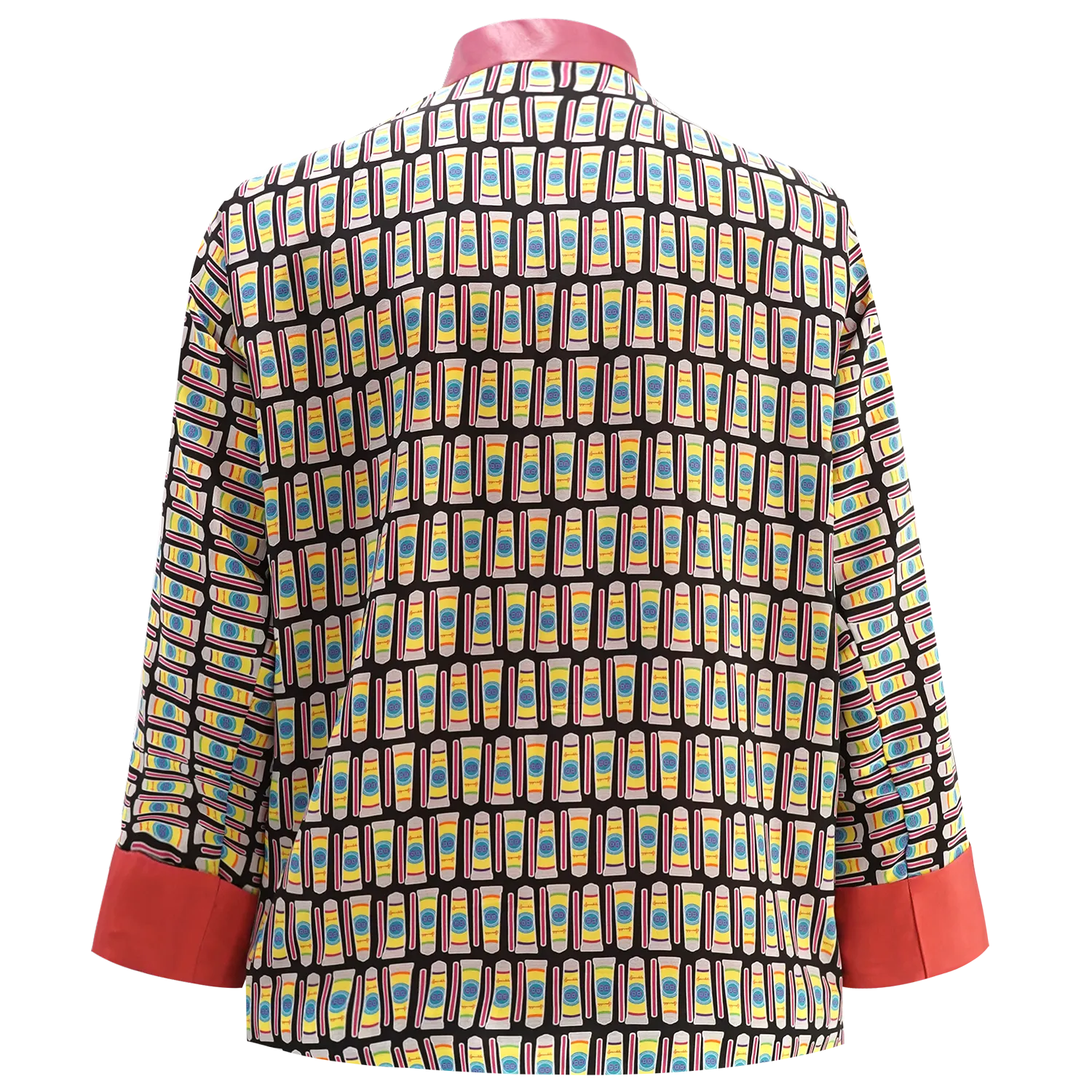 【BUBBLE MAGIC】100% Silk Tang Jacket  (香港士多) (吹波膠)