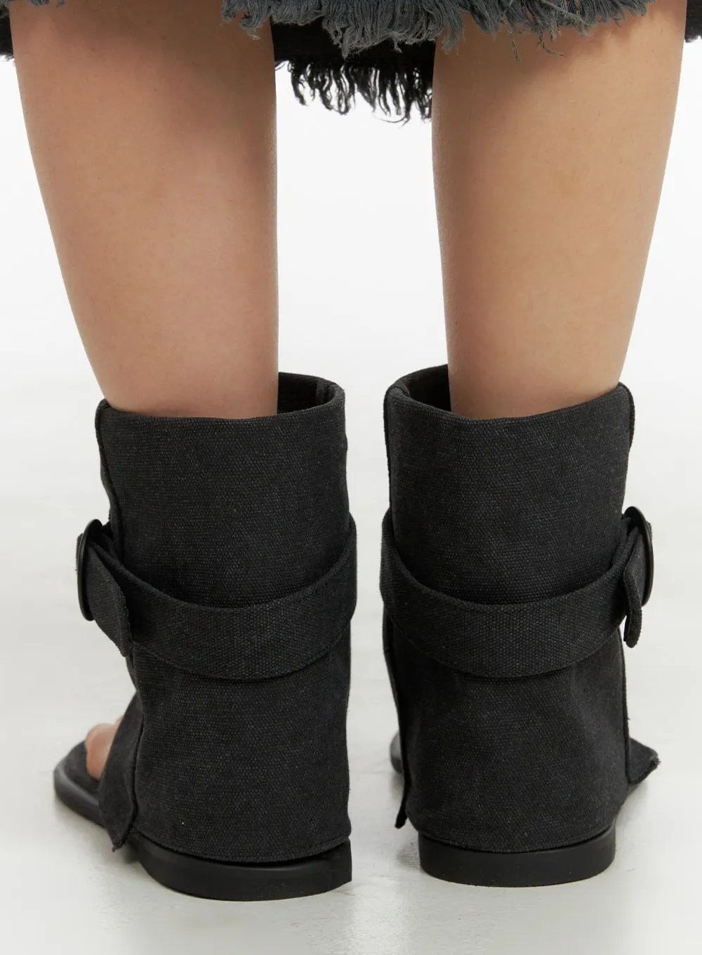 Buckle Sandal Boots CA403