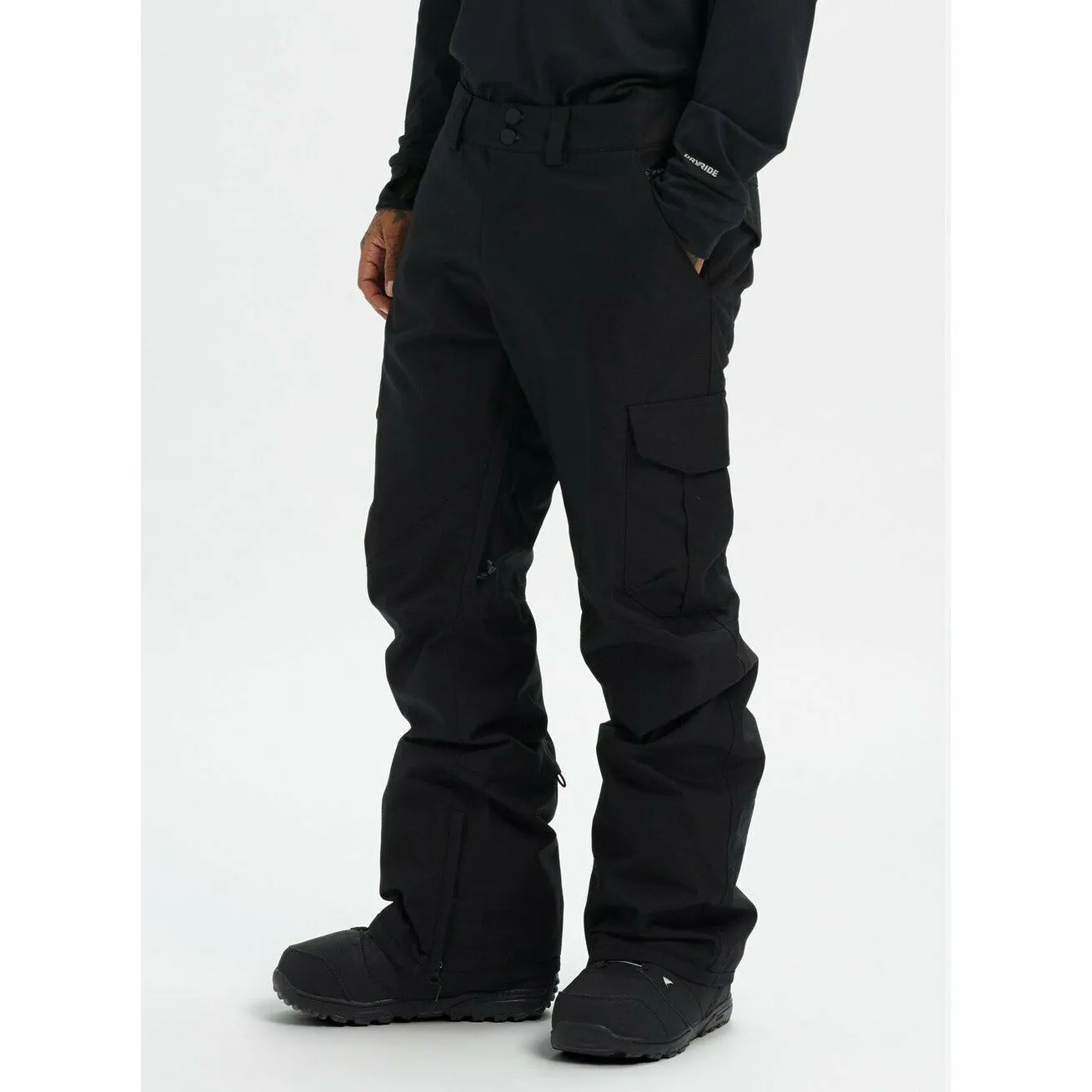 Burton Mens Regular Cargo Snowboard Pant-Black