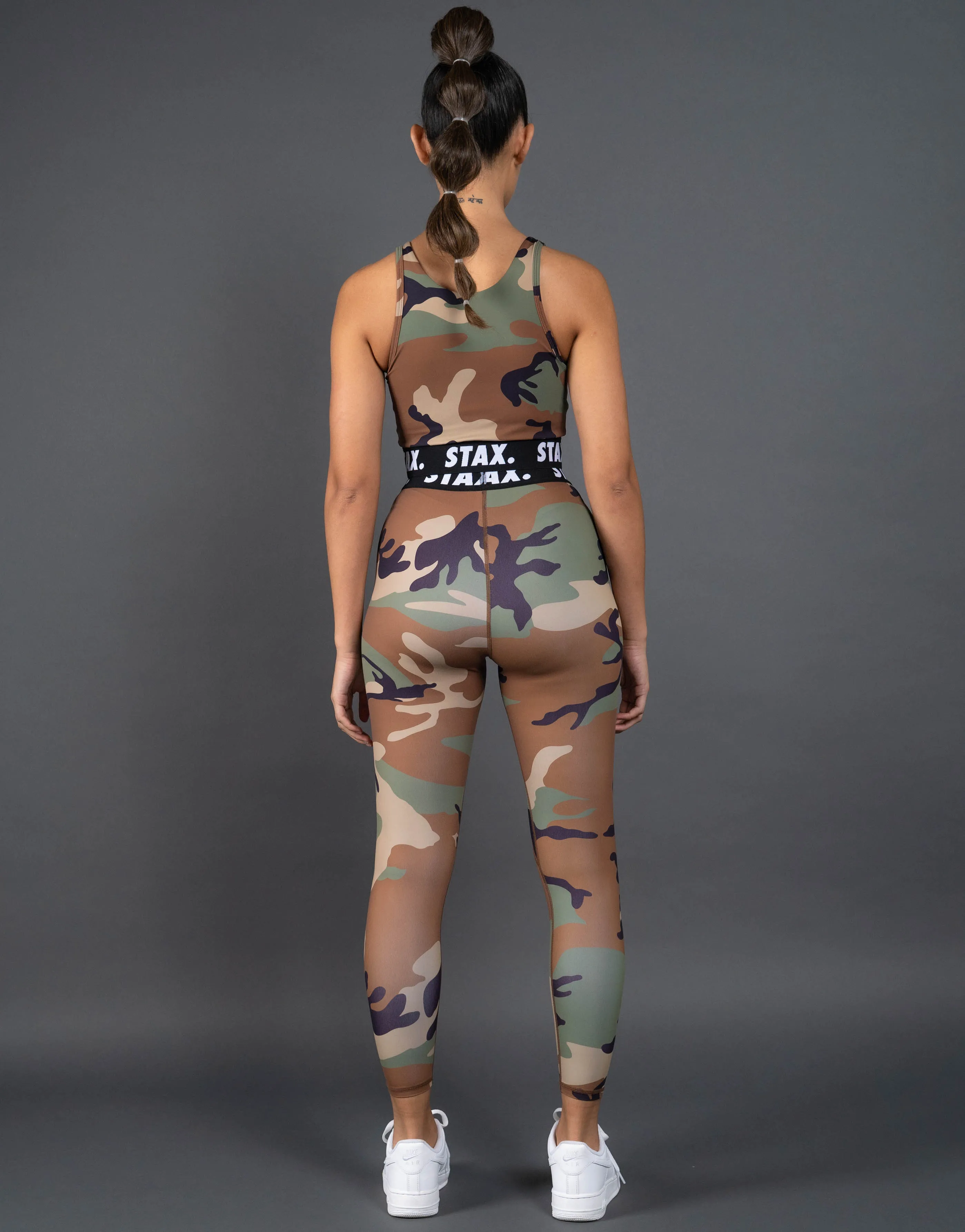 Camo WB Tights Full Length - Black