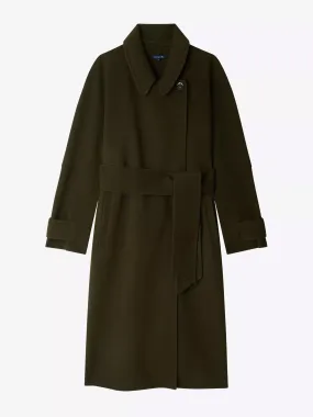 Chambery oversized wool-blend coat