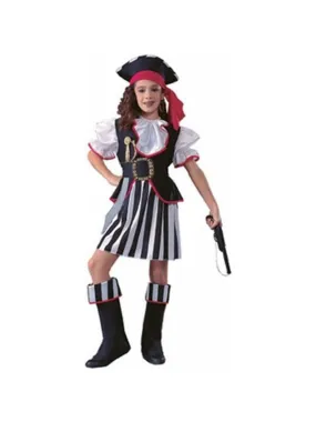 Childs Pirate Girl Costume