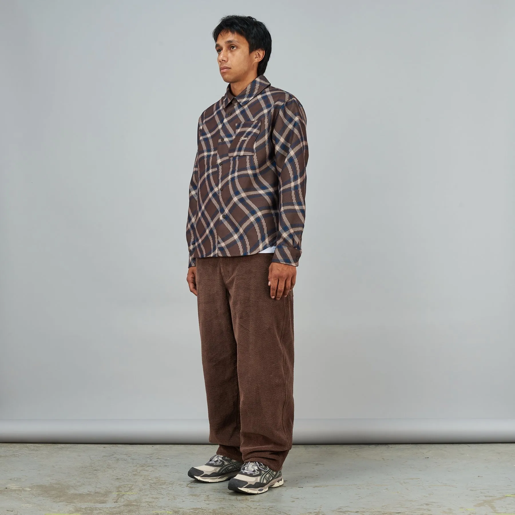 Classic Baggy Corduroy Pants - Brown