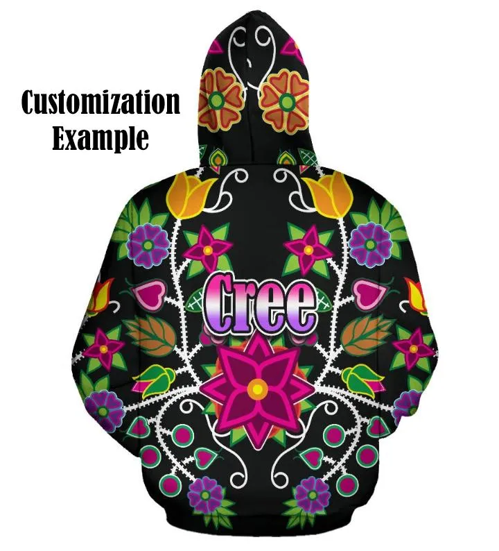 Cree Confederacy Chicken Dance Sherpa Hoodie