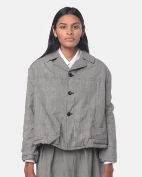 Cross Stripe Jacket in Grey