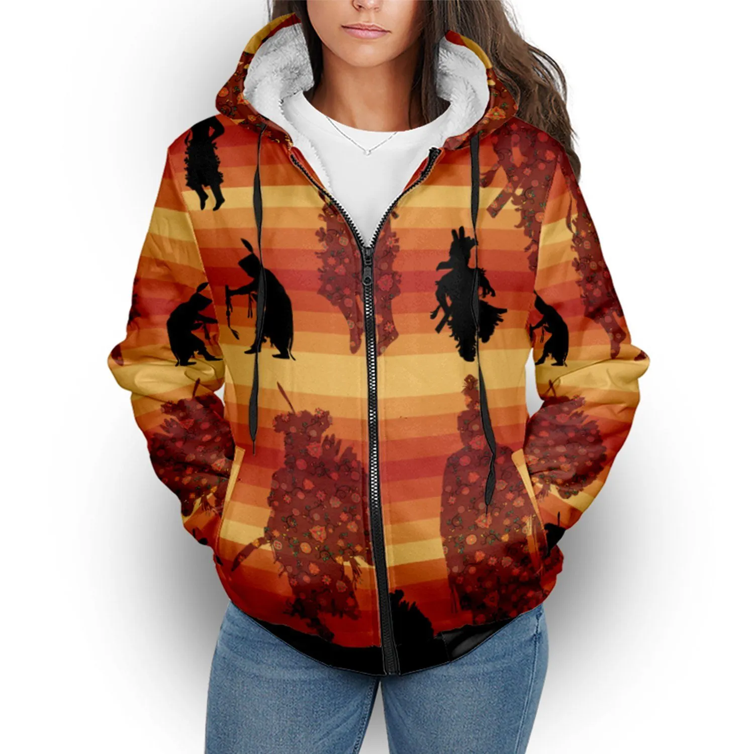 Dancers Brown Sherpa Hoodie