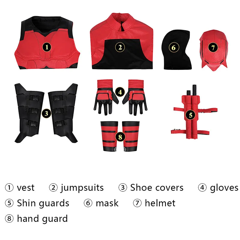 Daredevil Born Again Cosplay Daredevil Matthew Murdock Costume Halloween Carnival Suit