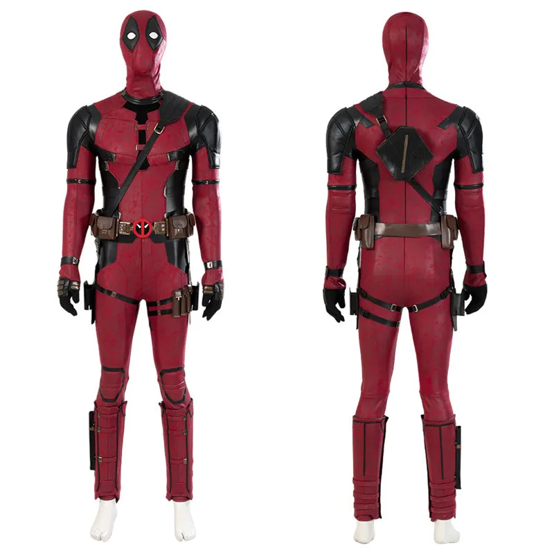 Deadpool 3 Ryan Reynolds Cosplay Costume Superhero Deadpool Bodysuit Outfit Halloween Carnival Suit