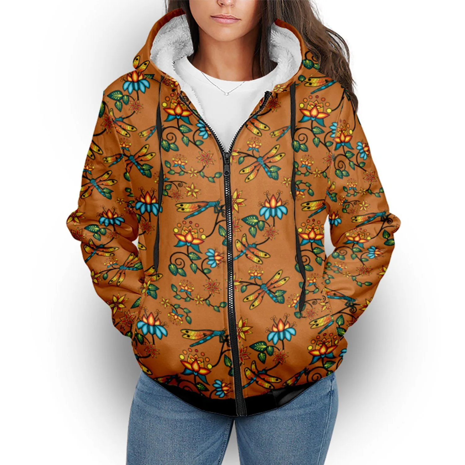 Dragon Lily Sierra Sherpa Hoodie