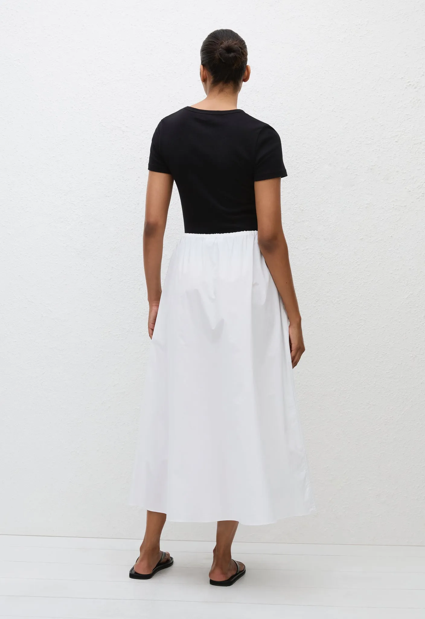 Drawcord Skirt - White