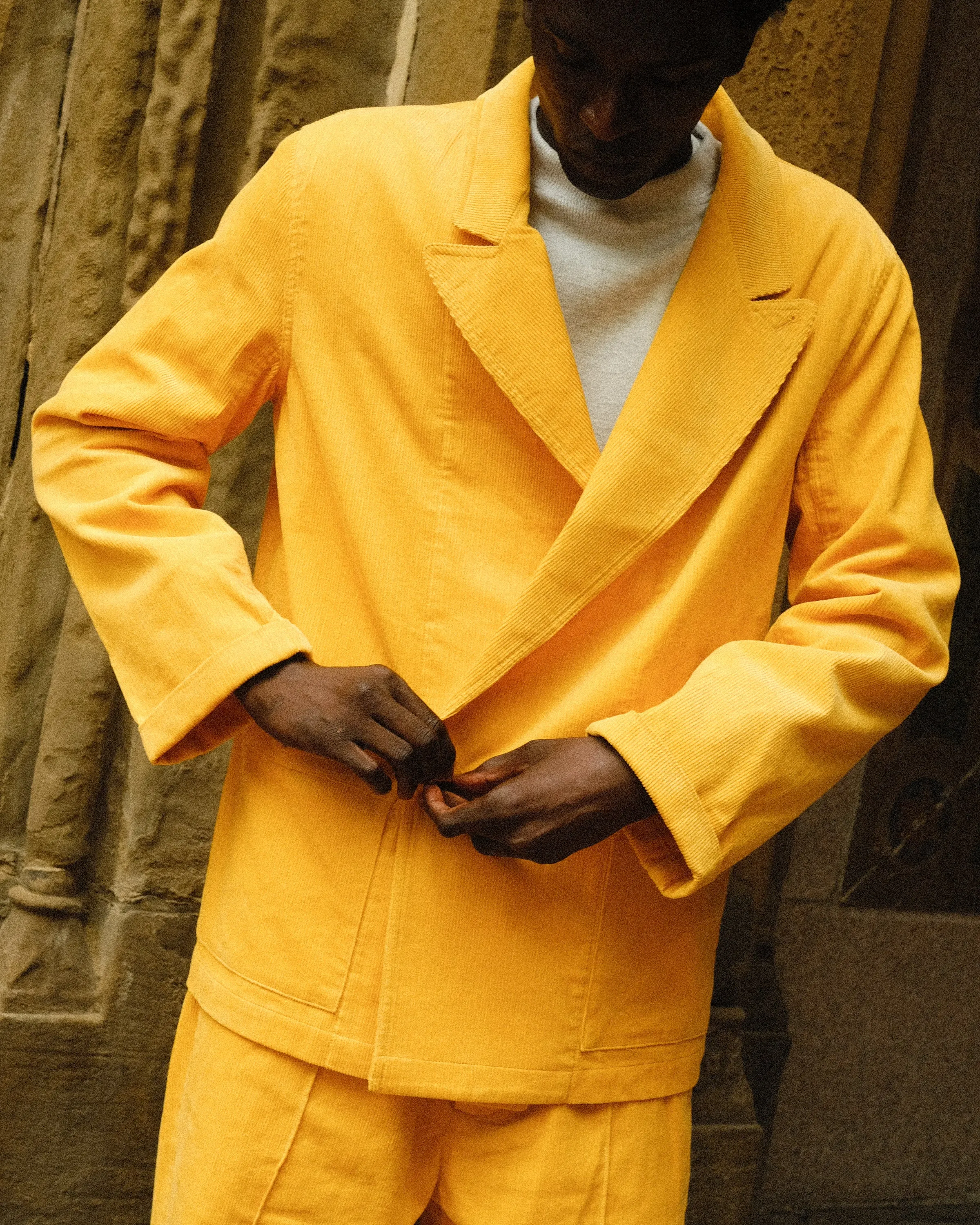 Easy-Going Jacket (Saffron Corduroy)