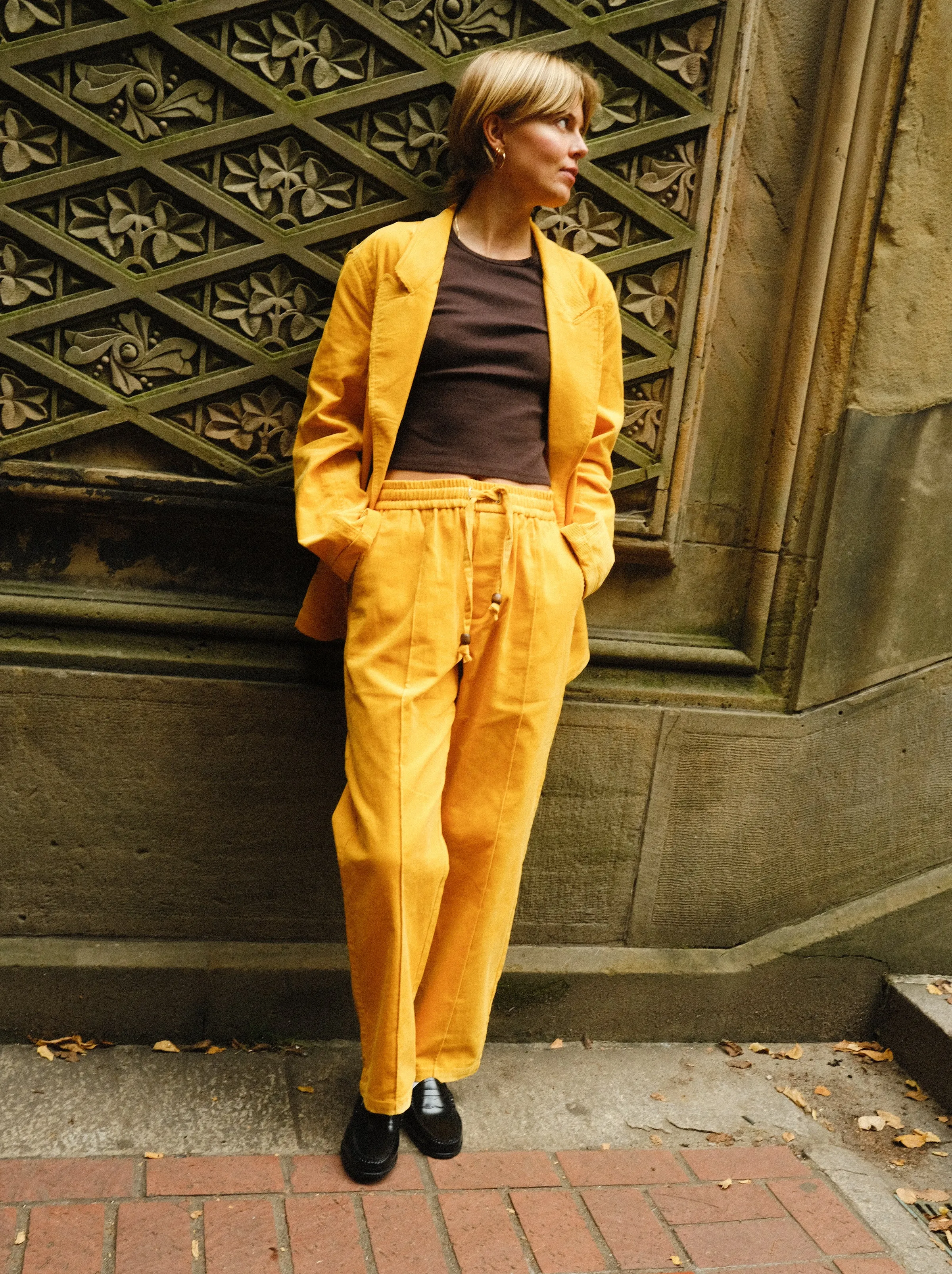 Easy-Going Jacket (Saffron Corduroy)