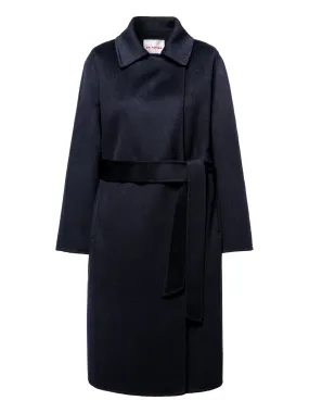 EP YAYING Lapel Collar Belted Cashmere Coat