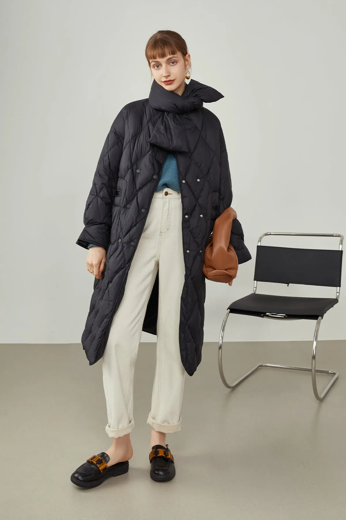 Fansilanen | Gilberte Scarf Down Coat