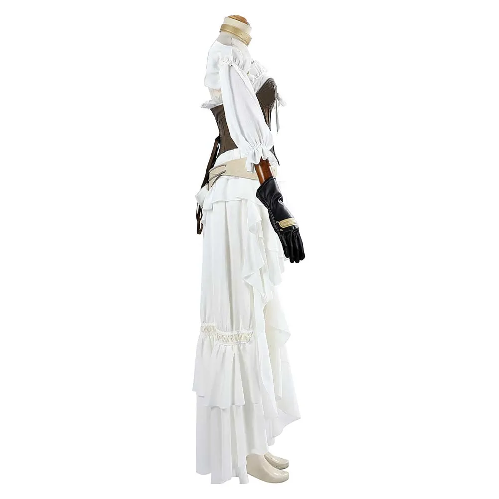 Final Fantasy Ishgard White Dress Outfit Party Carnival Halloween Cosplay Costume