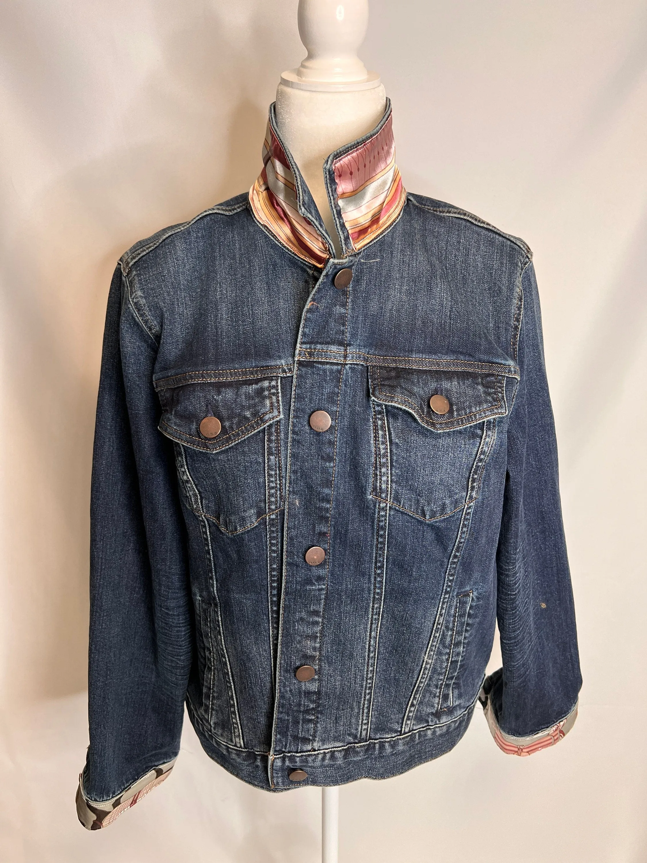 Finish Line -Blue Denim Jacket