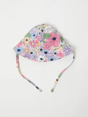 Floral Baby Sun Hat