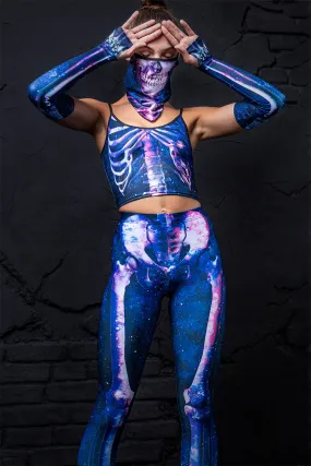 Galaxy Skeleton Bandana Set