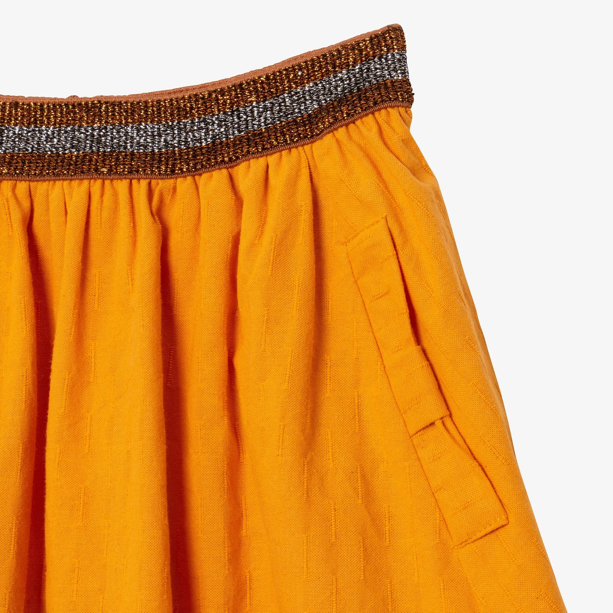 Girl saffron midi skirt