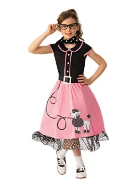 Girls 50's Sweetie Costume