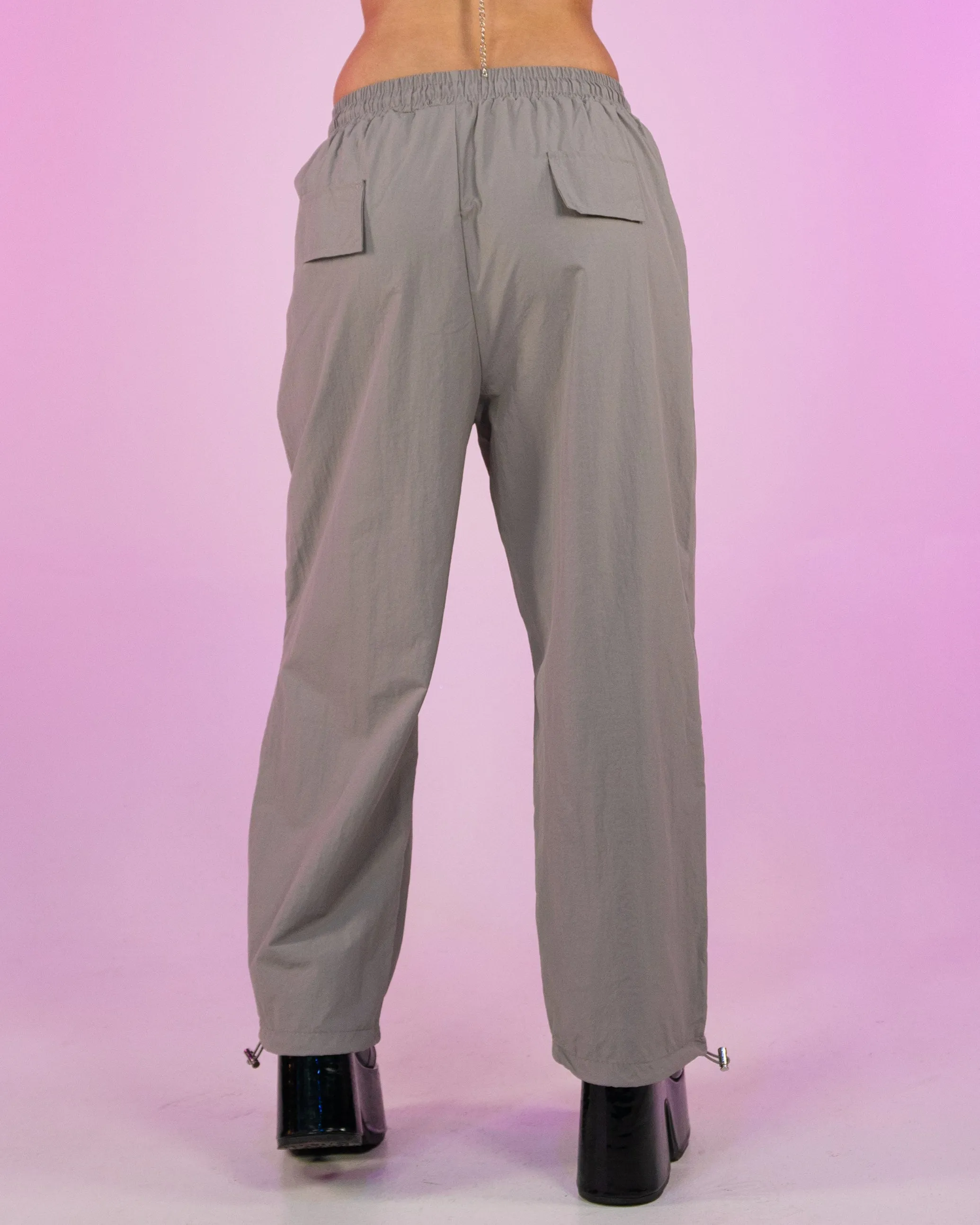 Gray Quick Dry Cargo Pants