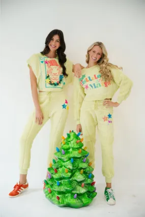 HAPPY HOLIDAYS NEON SHERPA SETS