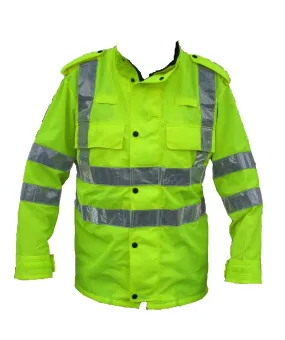 Hi Viz Vis Lightweight Reflective Traffic Overcoat Walking Recovery LW03B