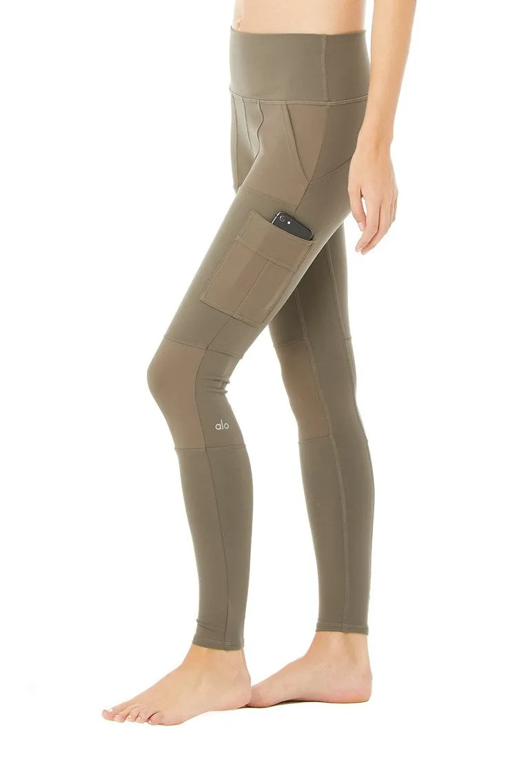 High-Waist Cargo Legging - Olive Branch