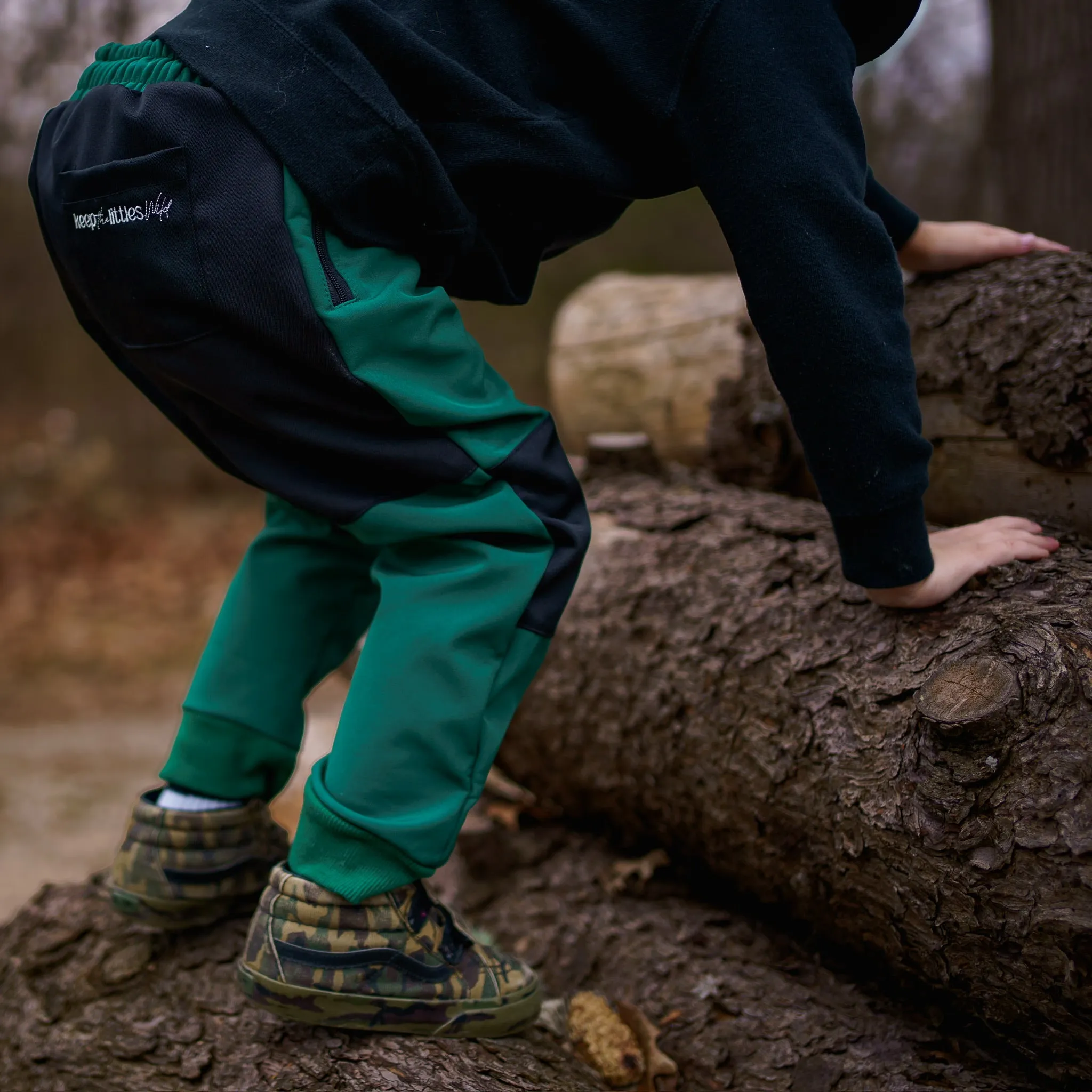 Hiking pants- thick, warm, and water resistant