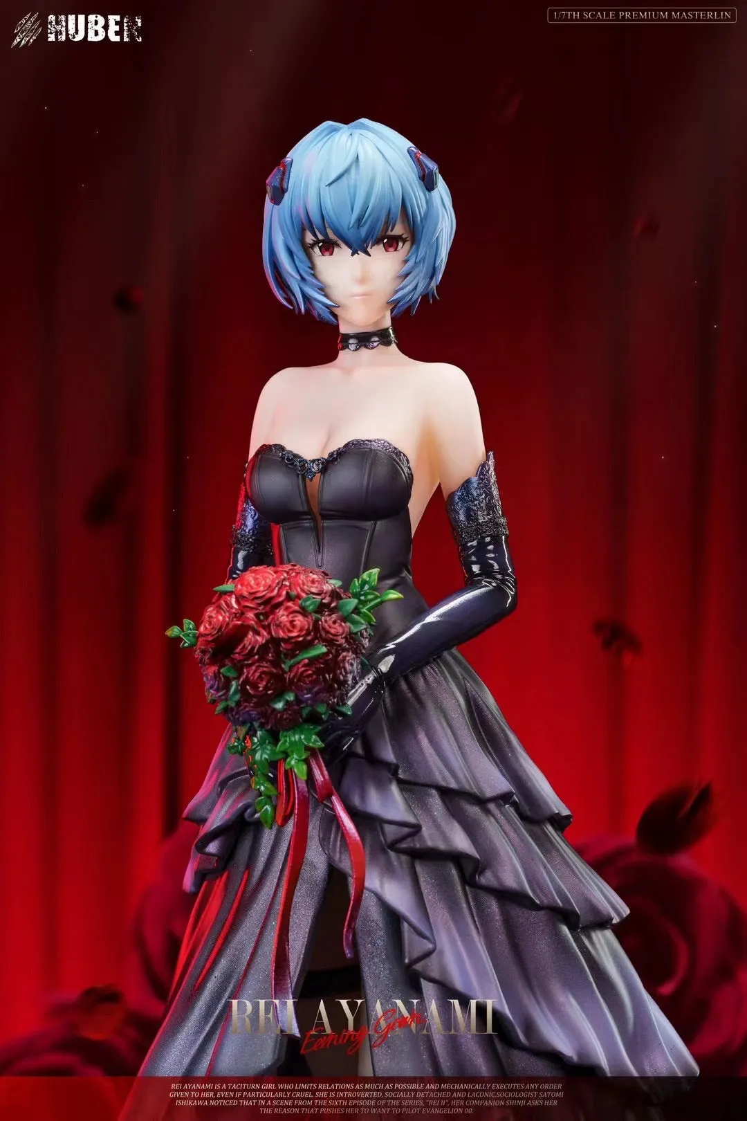 HuBen Studio - Black Wedding Dress Rei Ayanami | 黑色婚纱绫波丽