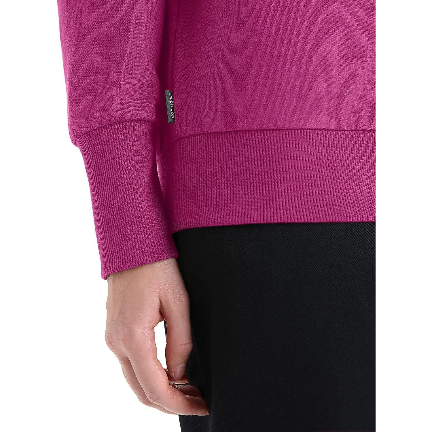 Icebreaker Merino Women's Central Long Sleeve Casual Wool Lounge Sweatshirt