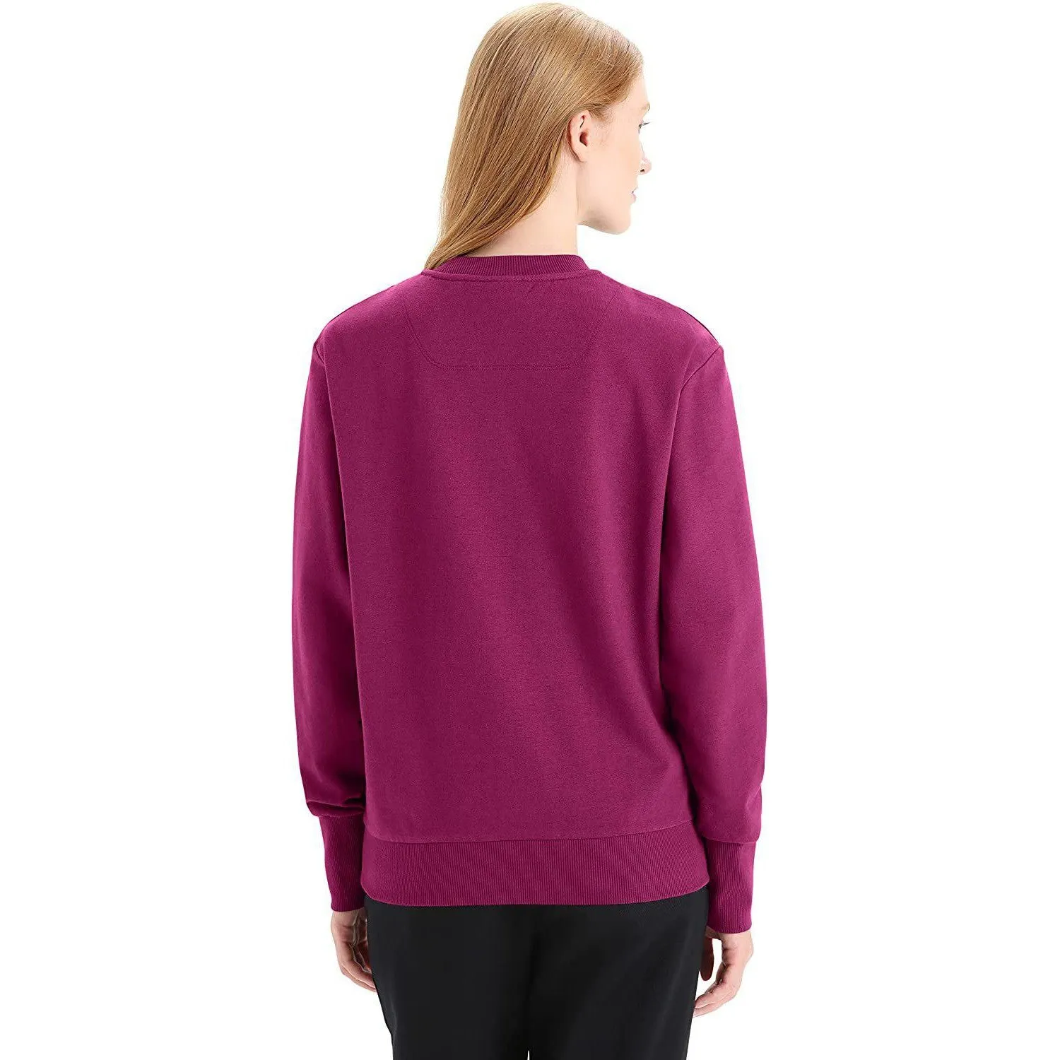 Icebreaker Merino Women's Central Long Sleeve Casual Wool Lounge Sweatshirt