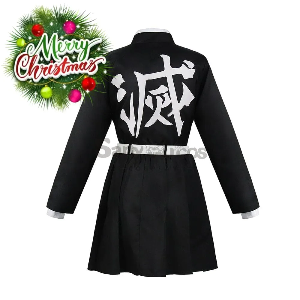 【In Stock】Anime Demon Slayer Cosplay Kanroji Mitsuri Kisatsutai Uniform Cosplay Costume