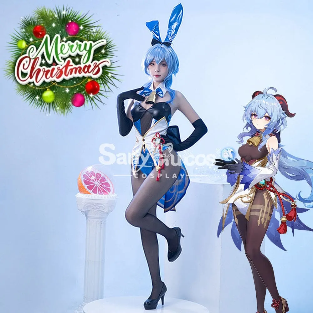 【In Stock】Game Genshin Impact Cosplay Ganyu Bunny Girl Cosplay Costume