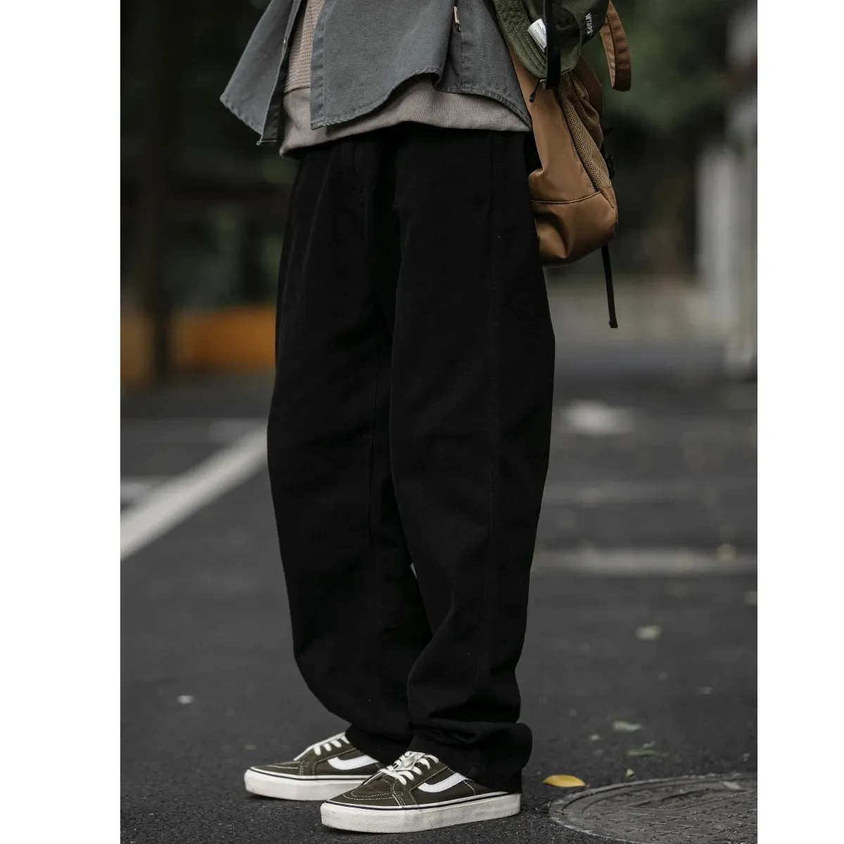 Japanese Streetwear Cargo Pants for Men - High Quality Casual Trousers