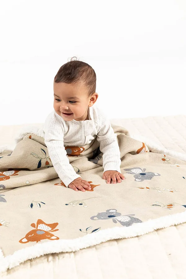 Kelly Koala Sherpa Fleece Baby Blanket Quilt