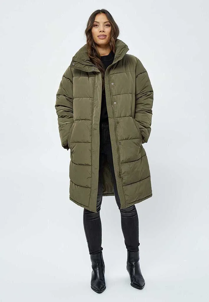 Kenza Puffer Coat - JUNIPER GREEN