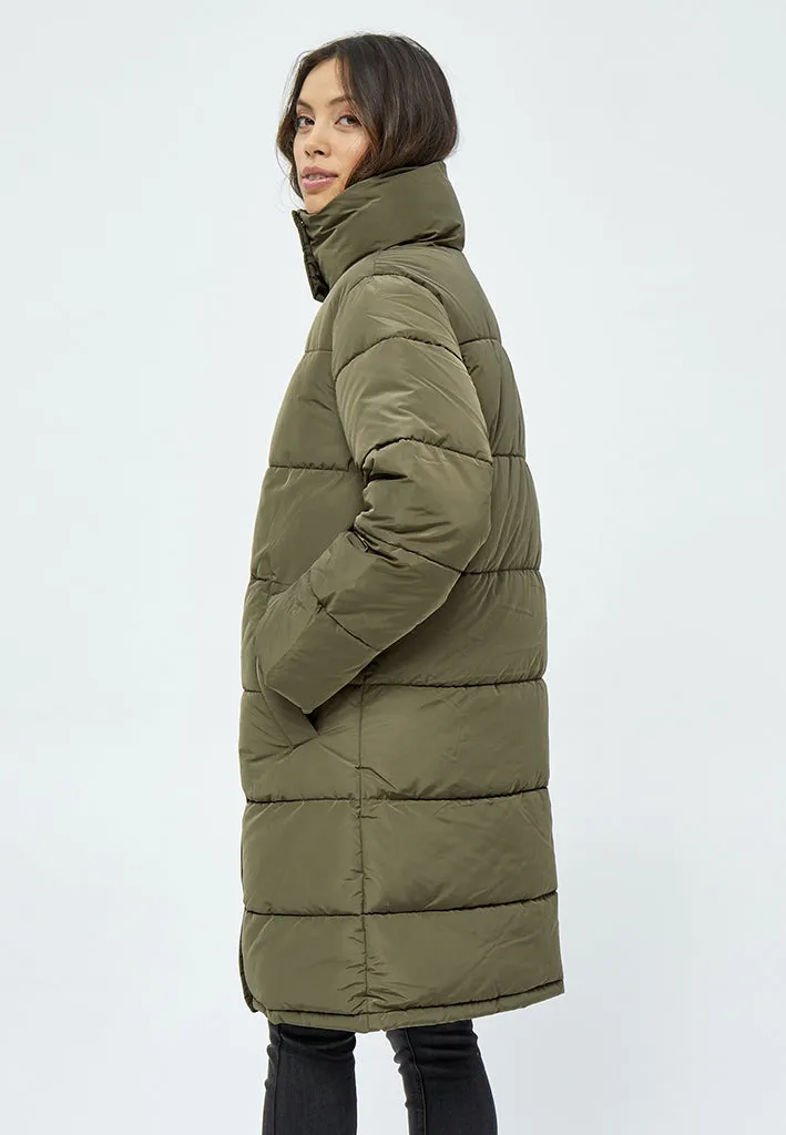 Kenza Puffer Coat - JUNIPER GREEN