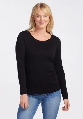 Kenzie Scoop Neck - Black